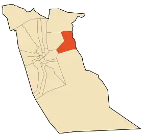 Localisation de Taleb Larbi