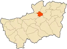 Localisation de Souk Ahras