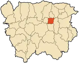 Localisation de Khemis Miliana ⴽⵎⵉⵙ ⵎⵉⵍⵢⴰⵏⴰ