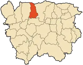 Localisation de Mekhatria