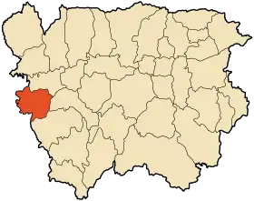 Localisation de Tiberkanine