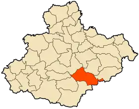 Localisation de Mendes