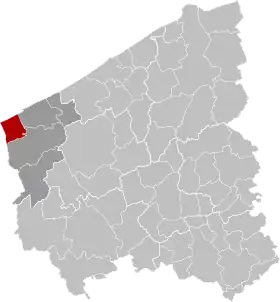 Localisation de La Panne