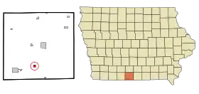 Localisation de Davis City