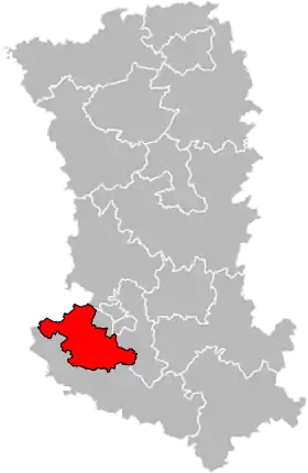 Canton de Frontenay-Rohan-Rohan