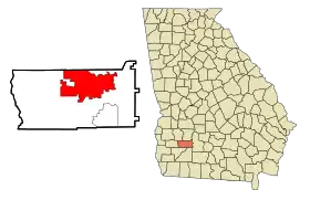 Localisation de Albany