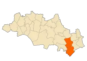 Localisation de Daïra de Dhalaa