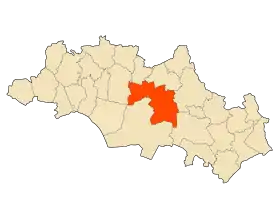 Localisation de Oum El Bouaghi