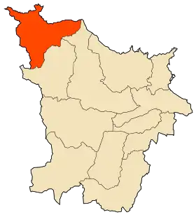 Localisation de Chetaïbi