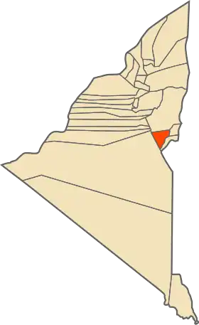 Localisation de Aoulef