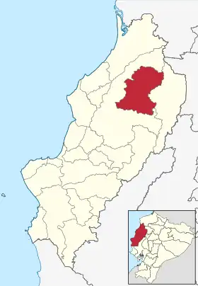 Localisation de Canton de Flavio Alfaro