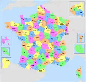 Localisation de Département