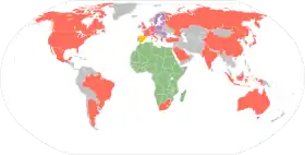 Carte de l'organisation