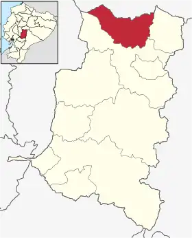 Localisation de Canton de Guano