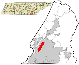 Localisation de Red Bank