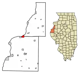 Localisation de Dallas City