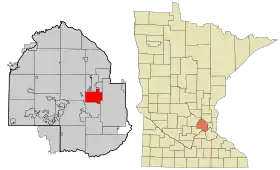 Localisation de Golden Valley