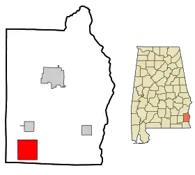 Localisation de Headland