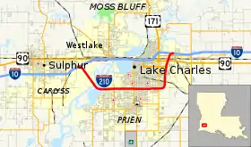 Image illustrative de l’article Interstate 210 (Louisiane)