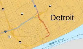 Image illustrative de l’article Interstate 375 (Michigan)