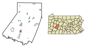 Localisation de Homer City