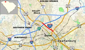 Image illustrative de l’article Interstate 585