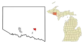 Localisation de Crystal Falls