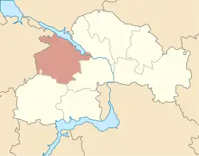 Localisation de Raïon de Kamianske