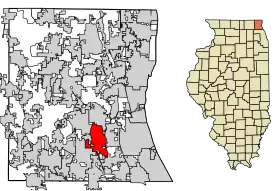 Localisation de Vernon Hills