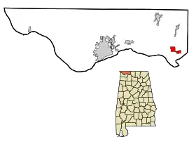 Localisation de Rogersville