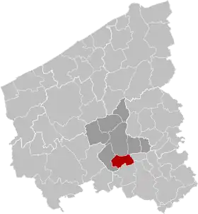 Localisation de Ledeghem