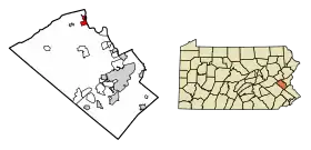 Localisation de Slatington