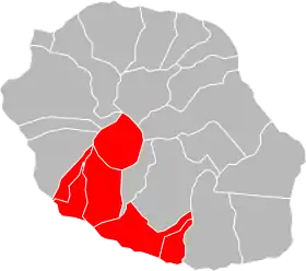 Localisation de Communauté intercommunale des Villes solidaires