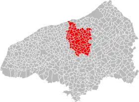 Localisation de Communauté de communes Terroir de Caux