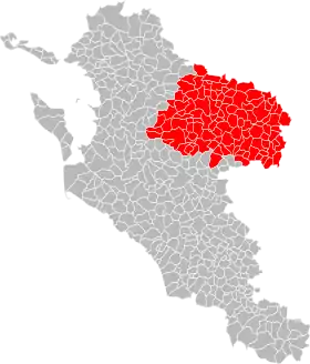 Localisation de Vals de Saintonge Communauté