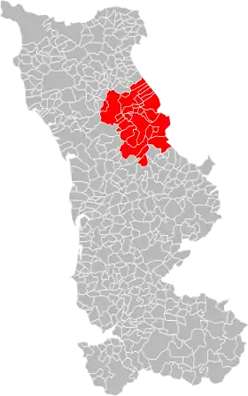 Localisation de Communauté de communes de la Baie du Cotentin