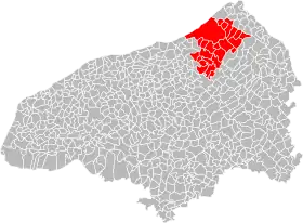 Localisation de Communauté de communes Falaises du Talou