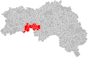 Localisation de Communauté de communes du Pays fertois et du Bocage carrougien