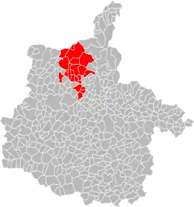 Localisation de Communauté de communes Portes de France