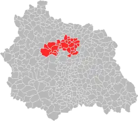 Localisation de Communauté d'agglomération Riom Limagne et Volcans