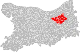 Localisation de Communauté de communes de Cambremer