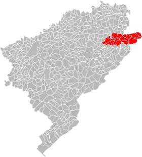 Localisation de Communauté de communesde Saint-Hippolyte