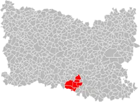 Localisation de Communauté de communes de l'Aire Cantilienne