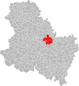 Localisation de Communauté de communes de la Vallée du Serein