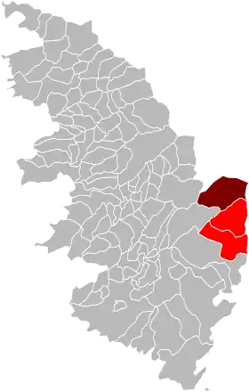 Localisation de Communauté de communes de la Côte des Nacres