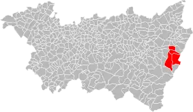 Localisation de Communauté de communes de la Haute Meurthe