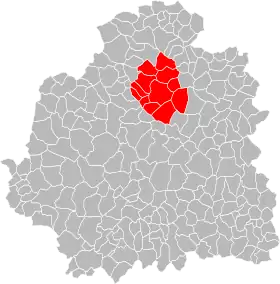 Localisation de Communauté de communes Levroux Boischaut Champagne