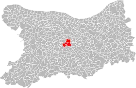 Localisation de Communauté de communes de la Vallée de l'Orne