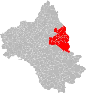 Localisation de Communauté de communes Des Causses à l'Aubrac