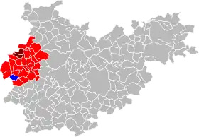 Localisation de Communauté de communes des Deux Rives